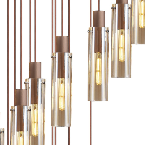 Brooks Slim Round Pendant 21 Light